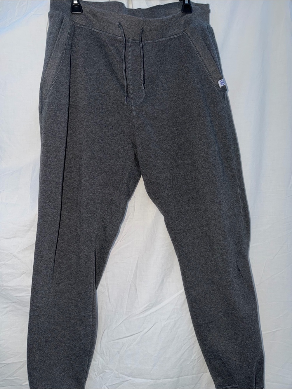 Men's Charcoal Gray Drawstring Jogger Sweatpants